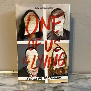 One of Us is Lying by Karen M. McManus hardcover EUC